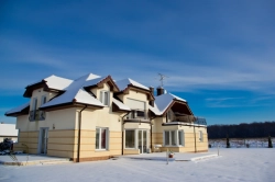 Haus im Winter