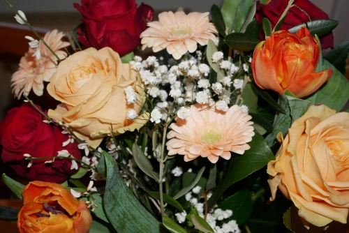 Bild der Tages - Bunter Blumenstrauß zum Valentinstag
