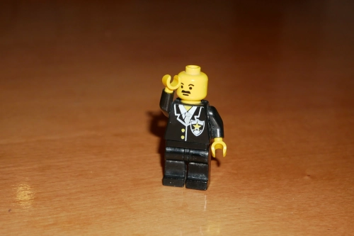 Lego-Männchen nach dem Reinigen im Geschirrspüler